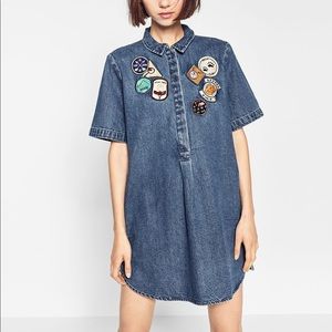 Zara small denim dress